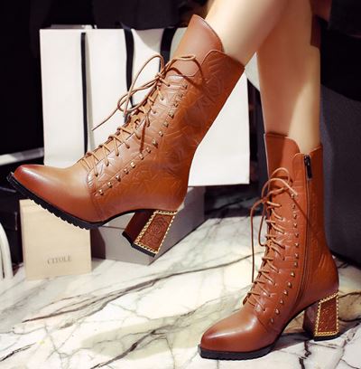 bottines vintage lacets